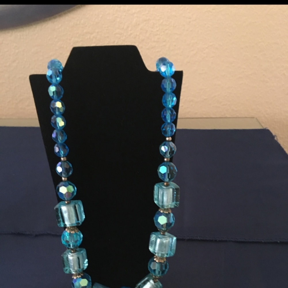 Blue necklace